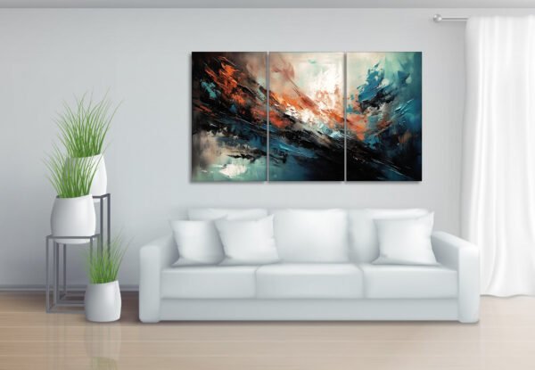 Vibrant Abstract Painted Acrylic Colors
