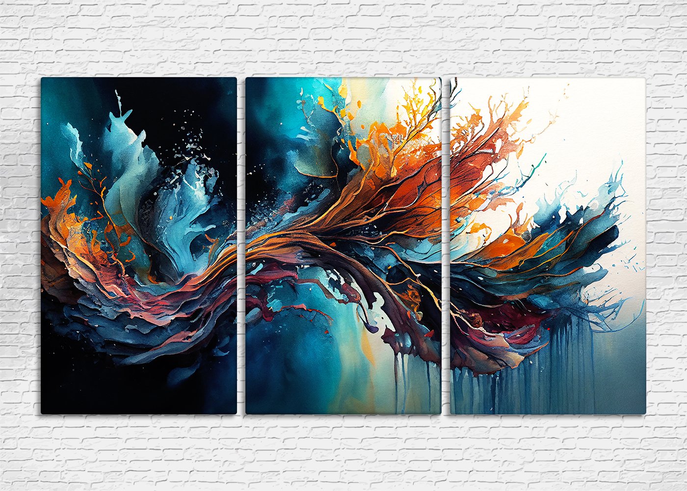 Abstract Illustration Multi-colored Paint - Image 2