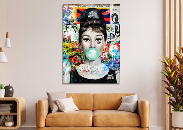 Audrey Hepburn Bubble Gum