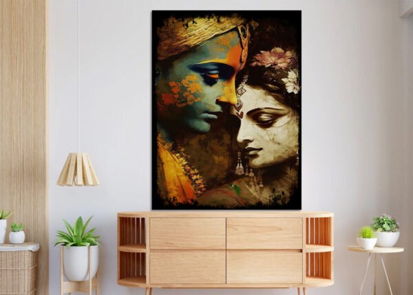 Shree Krishna Radha Harmony of Hearts