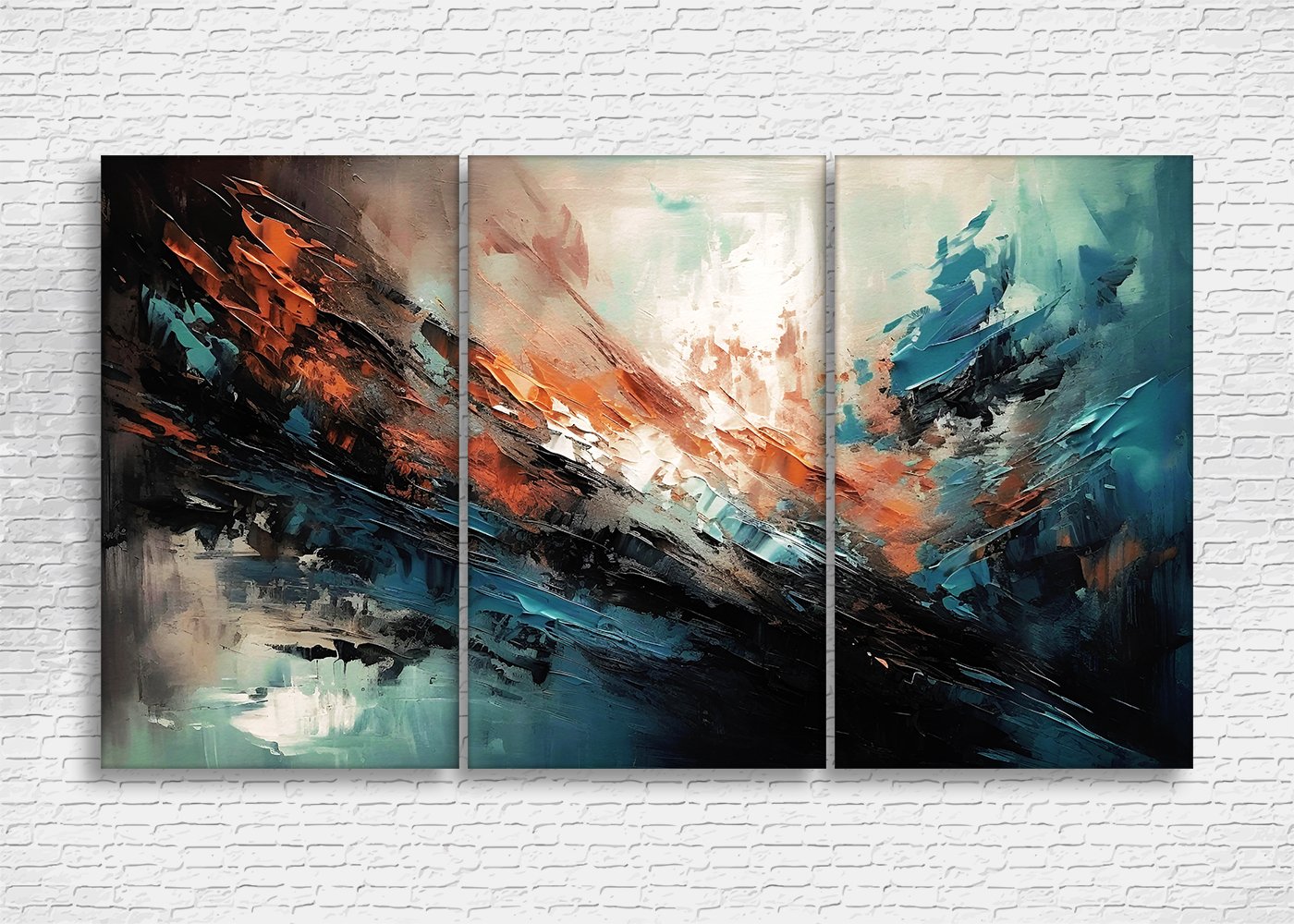 Vibrant Abstract Painted Acrylic Colors - Image 2